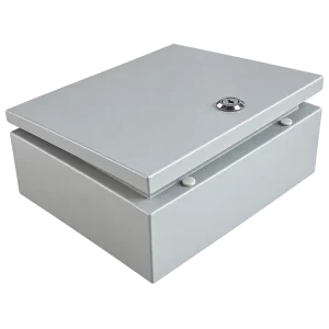 Caja de paso eléctrica metálica
