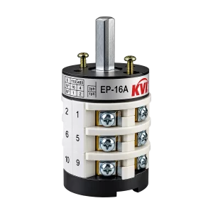 Conmutador rotativo o interruptor de levas